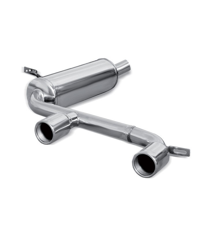 Terminaux / Silencieux RMS Inox Renault Megane II 2.0 DCi GT Sortie 1x80mm