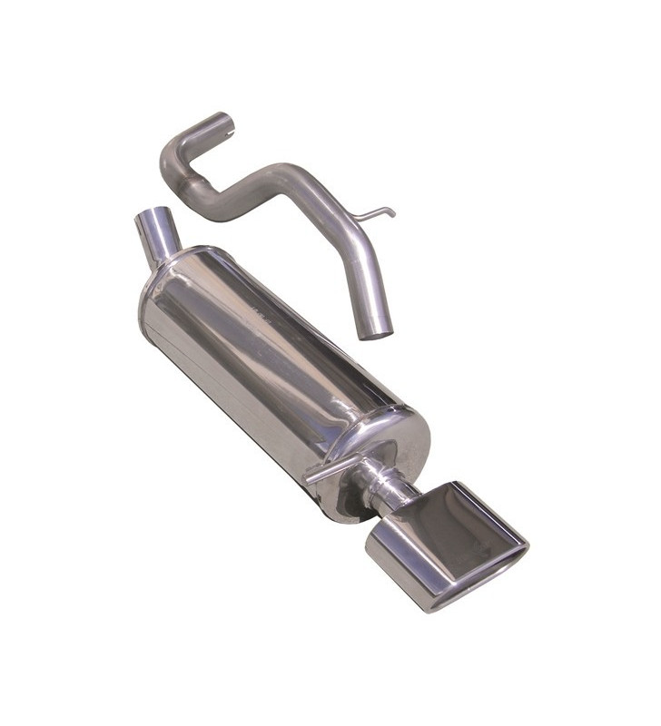 Terminal Echappement Inox RMS Volkswagen Golf 4 1.4 Après 1997 1xOblong