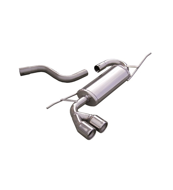 Terminal Echappement Inox RMS Volkswagen Scirocco 1.4 TSi 2x80mm