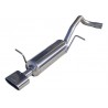 Terminaux / Silencieux Inox RMS Seat Ibiza 6L 1.9 TDi / SDi 2002-2006 Sortie Oblique Longue