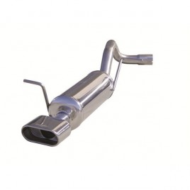 Terminaux / Silencieux Inox RMS Seat Ibiza 6L 1.9 TDi / SDi 2002-2006 Sortie Oblique Longue