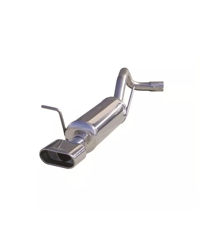 Terminaux / Silencieux Inox RMS Seat Ibiza 6L 1.9 TDi / SDi 2002-2006 Sortie Oblique Longue