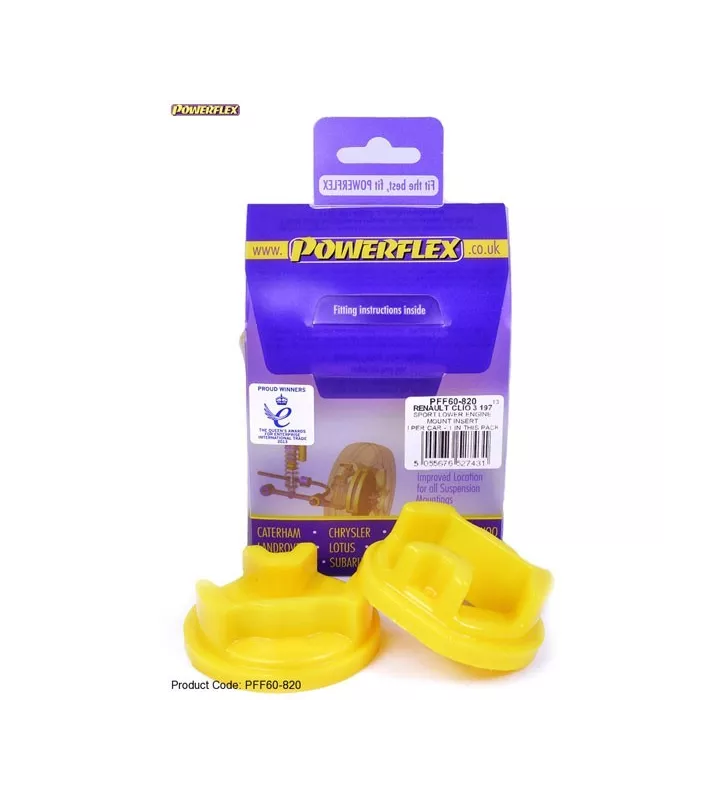 Powerflex Moteur Inférieur Clio 3 RS 2005-2012 (1 Pièce)