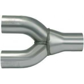 2 en 1 Inox  Diamètre 1X70mm / 2X60mm / Longueur 240mm