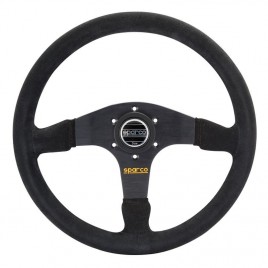 Volant Sparco R375 Peau Retournée Noir