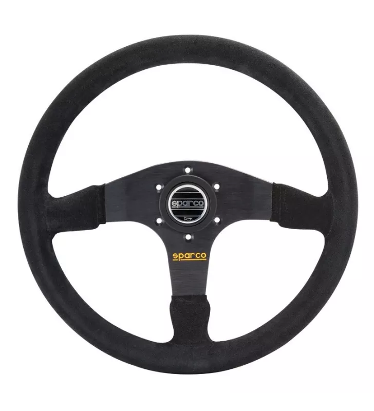 Volant Sparco R375 Peau Retournée Noir
