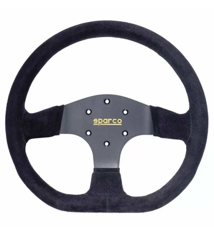 Volant Sparco R353 Peau retournée Noir