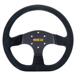 Volant Sparco R353 Peau retournée Noir