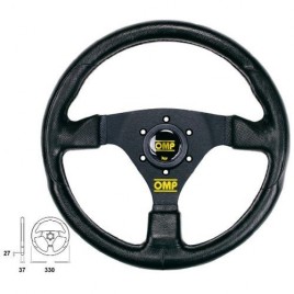 Volant Racing GP SKY Noir Branches Anodisées Noires