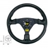 Volant Racing GP SKY Noir Branches Anodisées Noires
