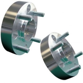 Elargisseur de Voies  Double Boulonnerie 50mm Entraxe 4x100 Renault 60.1mm