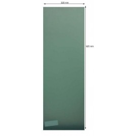 Plaque de Protection Intérieur Aile Epaisseur 2 mm Dimensions 925X320 Bleue