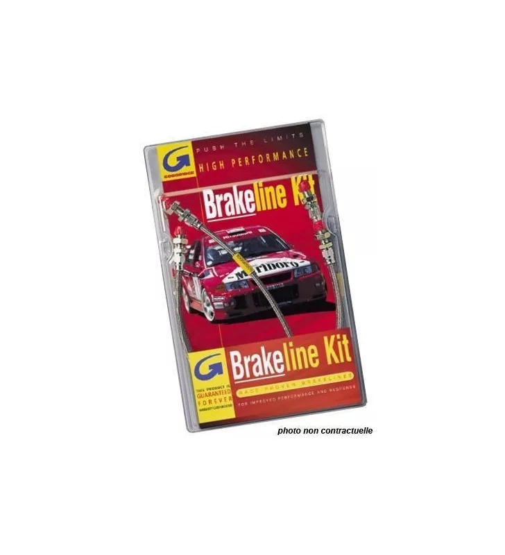 Kit Flexibles de Frein Durite Aviation Arrière Goodridge VK2 Alfa Romeo Sprint / 33