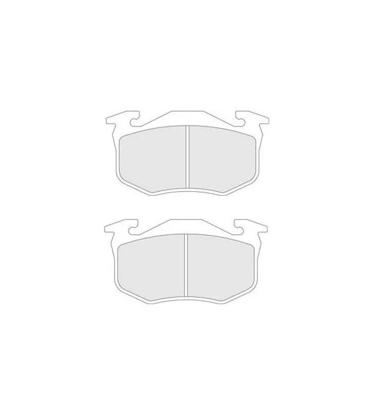 Plaquettes de Frein Carbone Lorraine RC5 Plus Arrière Peugeot 206 RC 11mm
