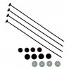 Colliers Plastique Fixation rapide Revotec (X4)