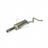 Ligne Groupe N Inox Peugeot 106 1.6 S16 50mm 3Pièces
