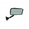 Rétroviseur Formule Droit Noir Plat 113xH52mm