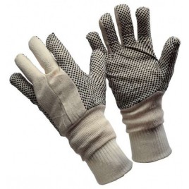 Gants Mécano Coton Ecru avec Picot