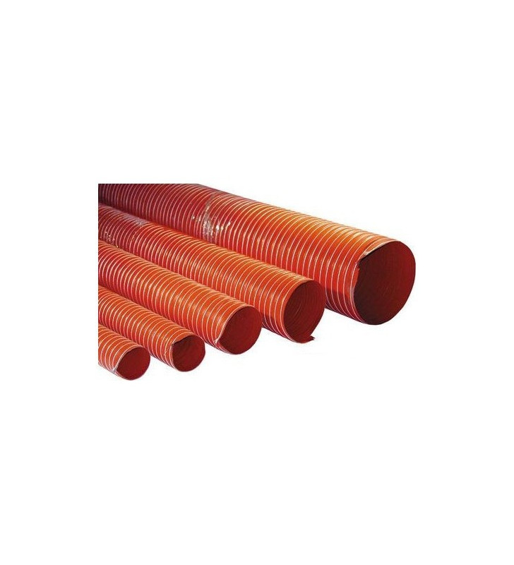 Gaine V9 Silicone Silicon Hoses 250°C 114mm Orange -1m