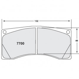 PLAQ PFC 7700 08 25mm AR R8 LMS/MP4-12C/