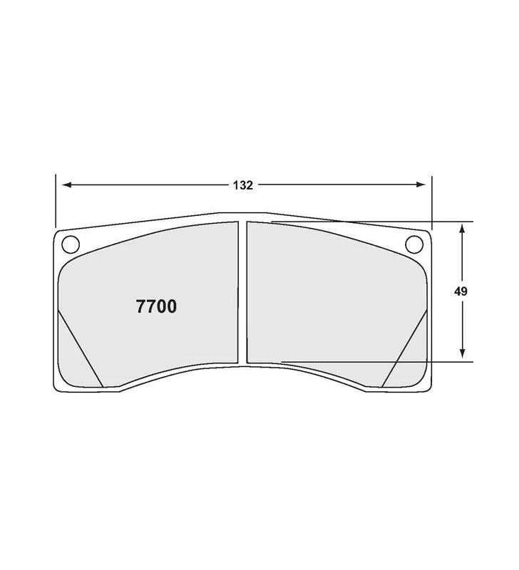 Plaquettes PFC 7700 11 25mm AR 458