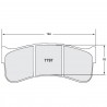PLAQUETTES PFC 7797 13 29mm Ferrari 360/430