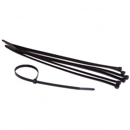Rislan noir 200mm x4.8mm (x100)