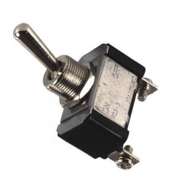 Interrupteur ON / OFF / ON Metal Chrome