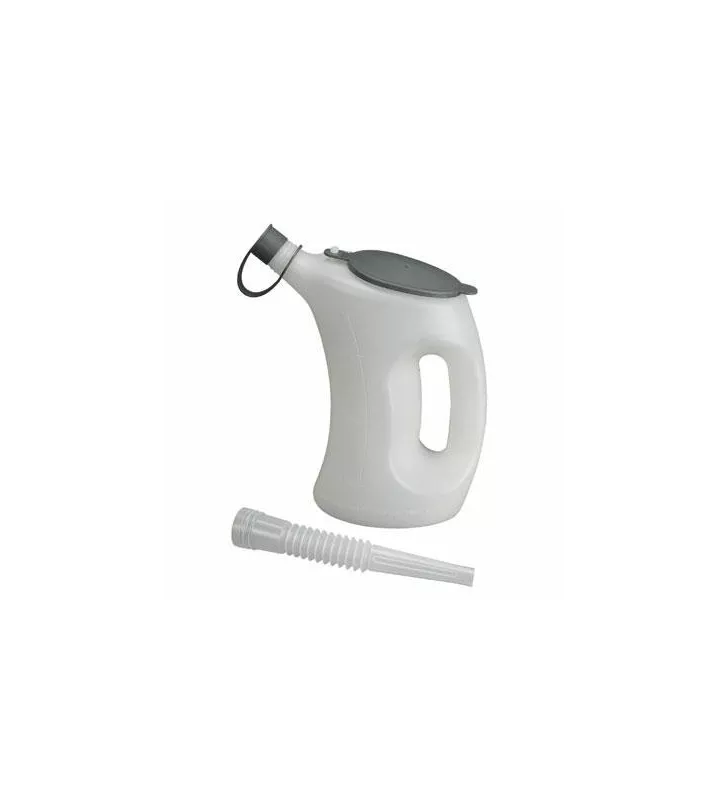 Broc Plastique 5L, Gradue, Bec Flexible