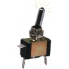 Interrupteur ON / OFF Métal avec LED Jaune