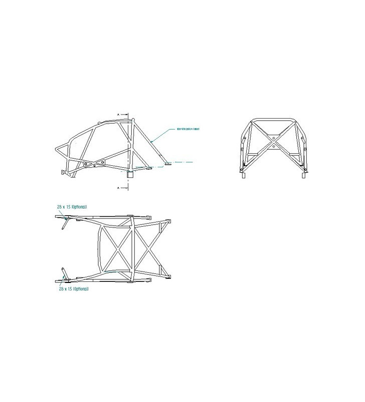 Arceau de Sécurité Sparco Peugeot 206 à souder