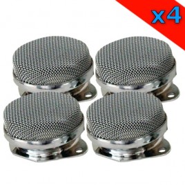 Pack cornets grillagés 28 mm pour carburateur Weber 40 et 45 DCOE