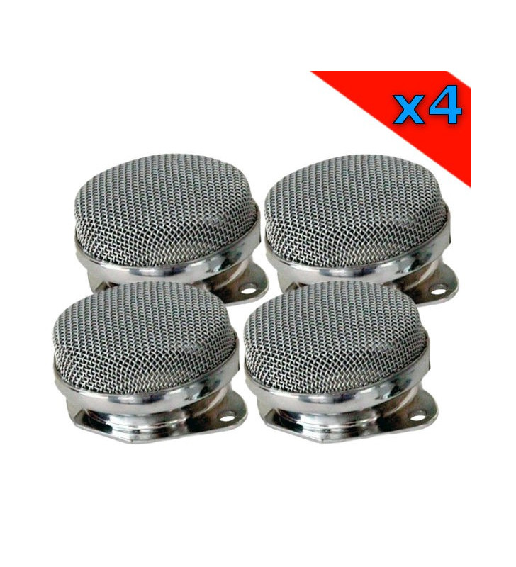 Pack cornets grillagés 28 mm pour carburateur Weber 40 et 45 DCOE