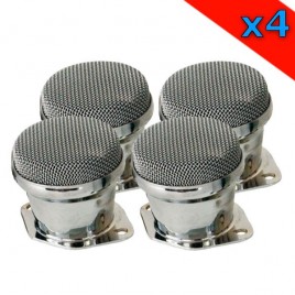 Pack cornets grillagés 50 mm pour carburateur Weber 40 et 45 DCOE