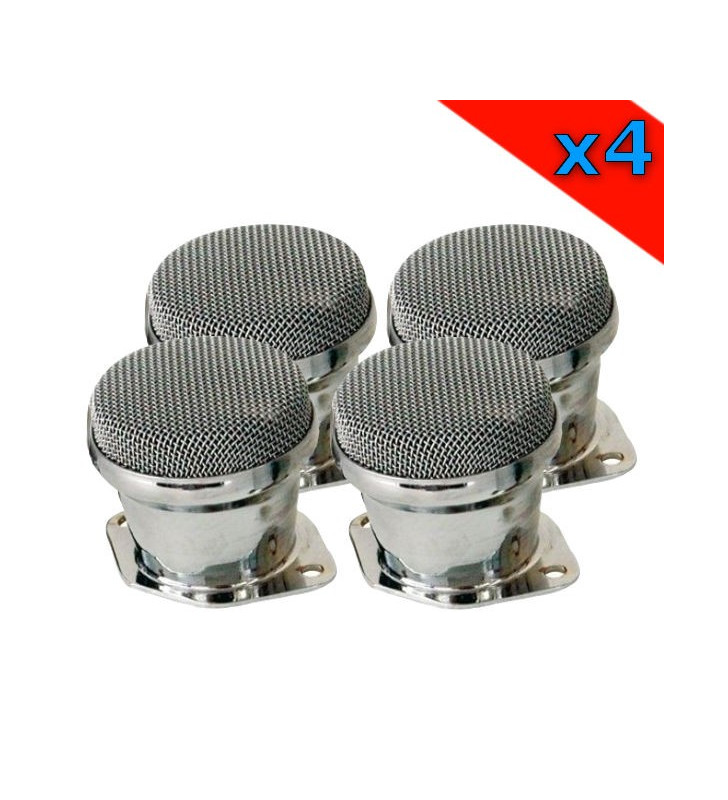 Pack cornets grillagés 50 mm pour carburateur Weber 40 et 45 DCOE