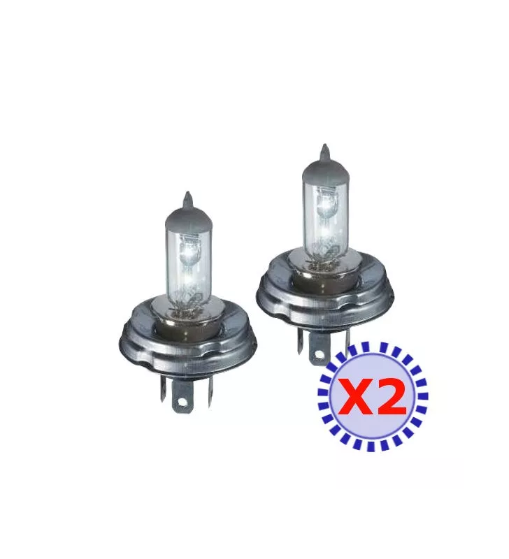 Pack por 2 Lámpara / Bombilla H4 CE 130W 12V