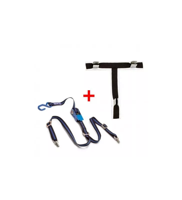 Pack Fixation Clé en Croix Sparco + Sangle Roue De Secours Sparco