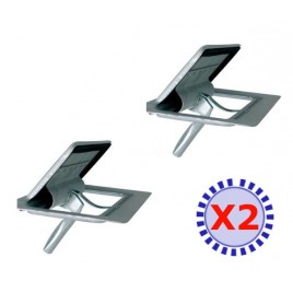 Pack 2 Trappe de Toit Métalique