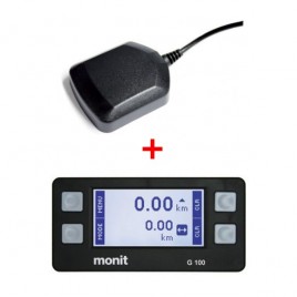 Pack Ordinateur de Bord Monit G-100 GPS intégré + Antenne GPS Monit G100 / G200
