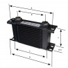 Radiateur Huile Setrab 16 Rangées Série 1 M22x150