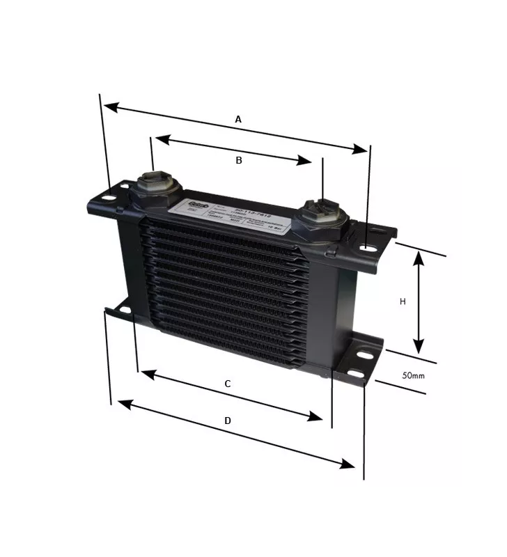 Radiateur Huile Setrab 7 Rangées M22x150
