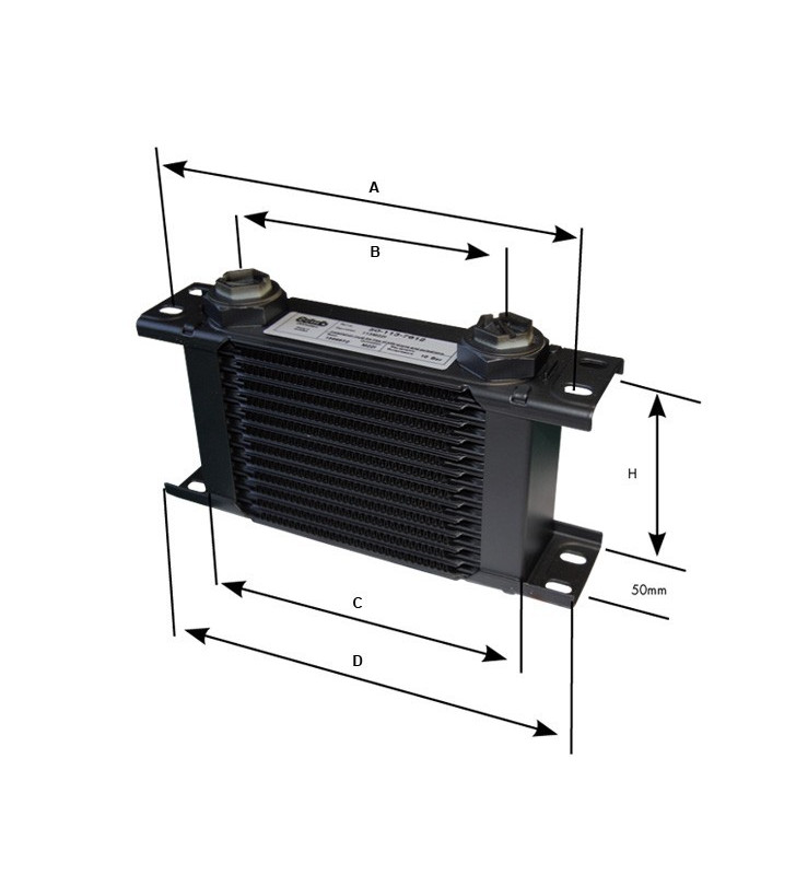 Radiateur Huile Setrab 13 Rangées M22x150