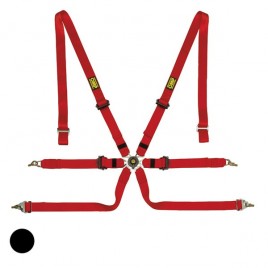 Harnais Berline 6pts 2"/2"Hans FIA Noir