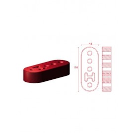 Silent-Bloc Powerflex Echappement universel 23mm