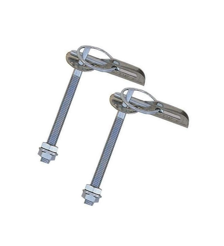 Attaches Capot Type Dakar en Acier (la paire)