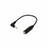 Adaptateur jack 2.5 mâle / 3.5 femelle