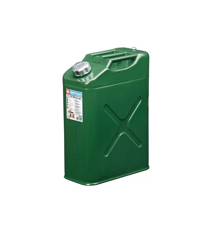 Jerrican / Bidon Métallique 20L + bec verseur