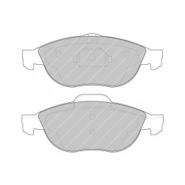 Plaquettes de frein Ferodo DS25 Avant Alfa 147 1