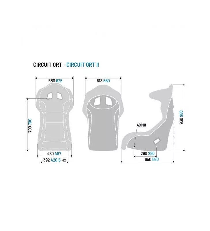 Siège Baquet Sparco Circuit QRT 