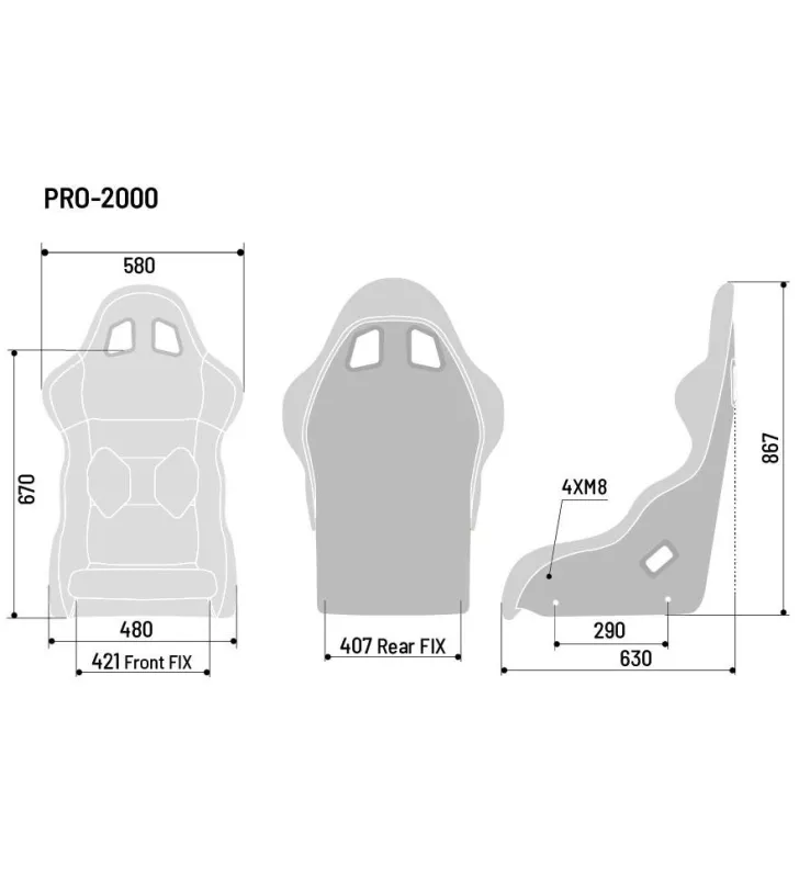 Baquet Sparco Pro 2000 QRT